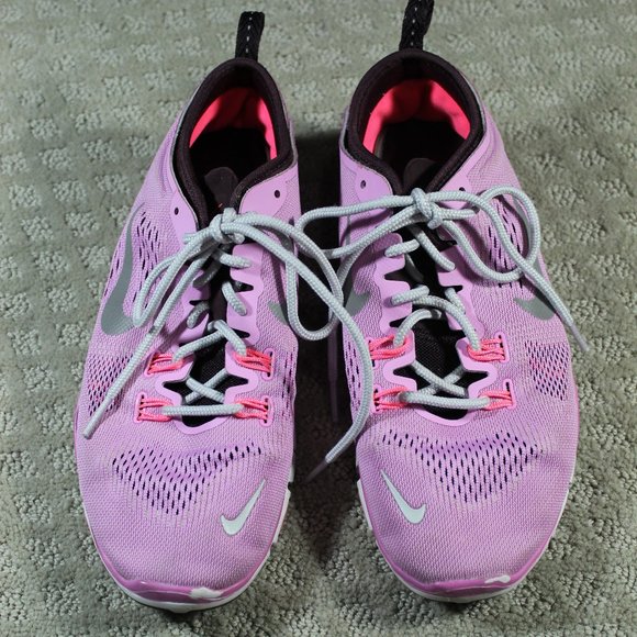 Nike Free 5.0 Tri Fit 4 Women's Size 7.5 Lavender Athletic Shoe - Picture 2 of 6